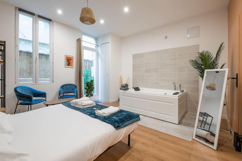 Charmant Cocon Avec Jacuzzi - Bordeaux Centre 외부 사진
